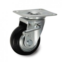 SJB-75 75mm Top Plate Swivel Caster with Brake